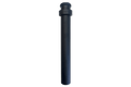 Vertical Extension Pipe for AU4040 Bottle P Trap - Matte Black