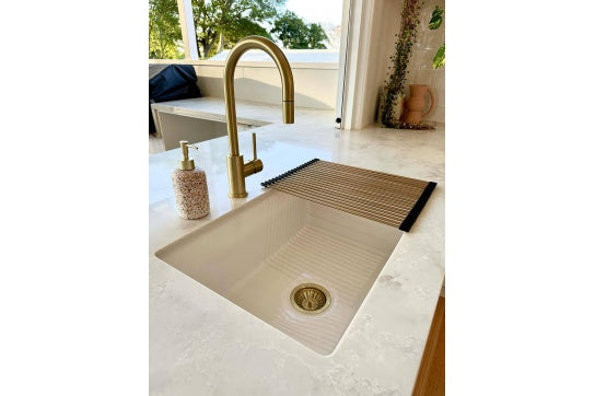 Roll-Up Sink Drainer 43 x 32 - Brushed Brass