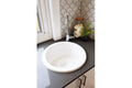 90 x 50mm Matte White Basket Waste with Long Screw