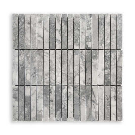 Bastoni Super White Natural Stone Kit Kat Mosaic Tile