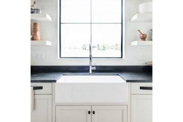 Patri 75 x 46 Fine Fireclay Single Bowl Farmhouse Butler Sink — Fireclay & Ceramic, Kitchen Sinks