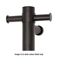VTH900B Matt Black Vertical Heated Towel Rail