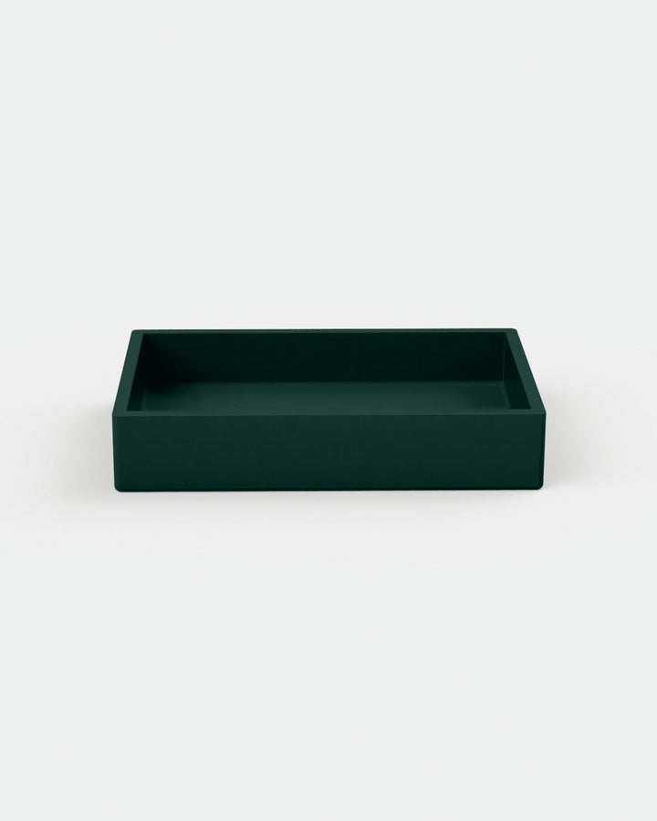 Nood Co Box Basin (Teal) - Above Counter Basin — Concrete