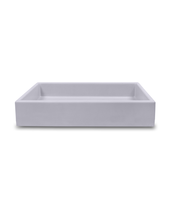 Nood Co Box Basin (Lilac) - Above Counter Basin — Concrete