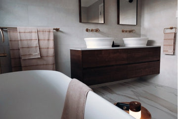 Cambridge 54 x 39 TitanCast Solid Surface Above Counter Basin-Satin Silk White — White & Neutral, Rectangle