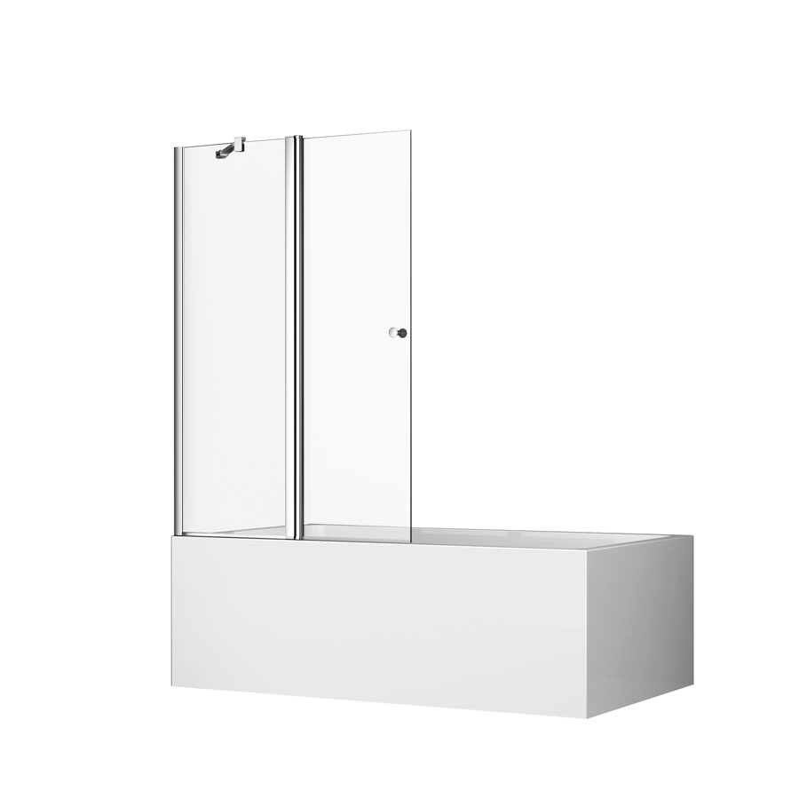 Cascade Fixed/Swing Pivot Panel Bath Shower Screen — Shower Screens & Enclosures, Shower Screen Hardware