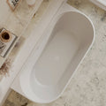 Auris Round Back to Wall Bathtub