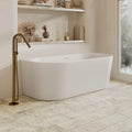 Auris Round Back to Wall Bathtub