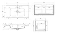 Capture Ensuite 750mm Wall Hung Vanity