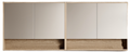 Cassa Design Cicero 1800mm Shaving Cabinet