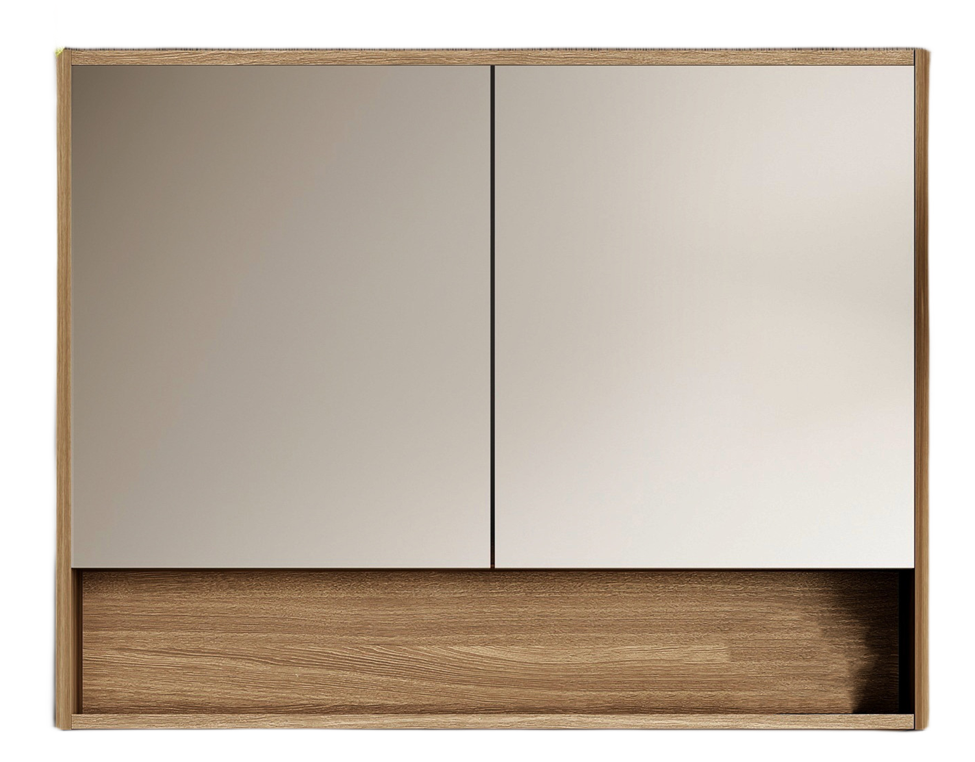 Cicero 900mm Shaving Cabinet - Natural Walnut