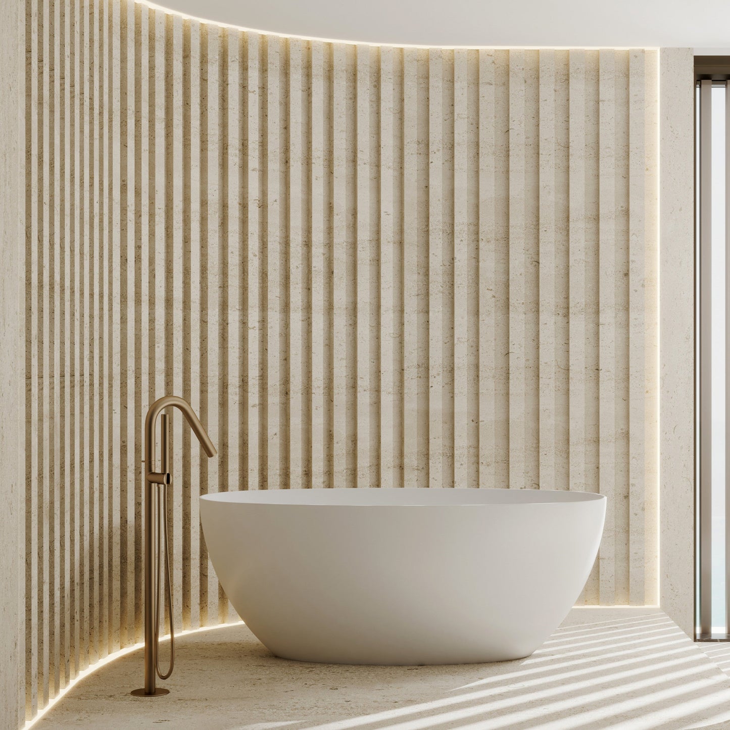 Egg Shell Bathtub - Gloss White