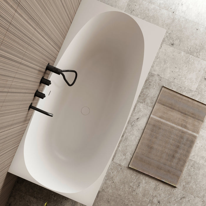 New Multi Corner Back To Wall Freestanding Bath