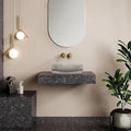 Wow V-Groove Translucency Round Above Counter Basin