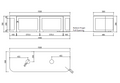 Westminster 1500mm Wall Hung Vanity