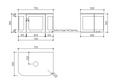 Westminster 750mm Wall Hung Vanity
