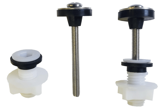 Cistern to Pan Double Thread Fixing Kit — Toilet Buttons & Accessories