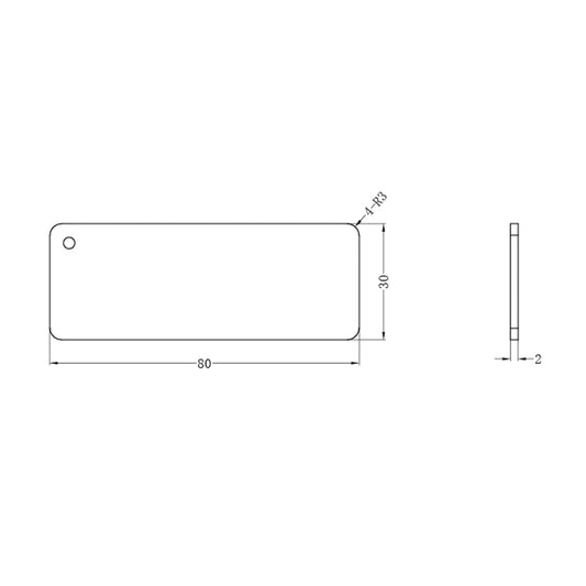 AGED BRASS COLOUR SAMPLE PLATE (NR514234AB) AGED BRASS