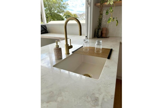 Roll-Up Sink Drainer 43 x 32 - Brushed Brass