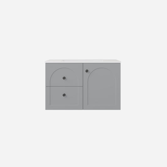 Chester Federation wall hung PVC Cabinet Grey
