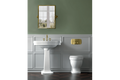 Claremont Brushed Brass Flush Plate