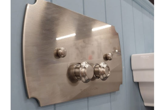 Claremont Brushed Nickel Flush Plate
