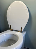 Claremont Floor Mounted Pan With Soft Close Seat