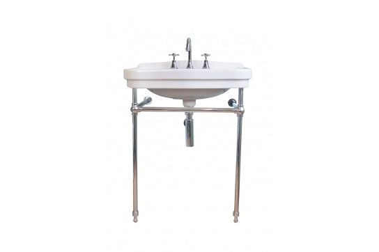 Claremont 68 x 51 Brushed Nickel Basin Stand