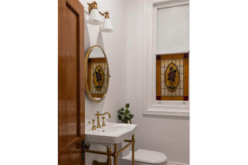 Turner Hastings Mayer Pivot Oval Mirror — Chrome, Wall Mirrors