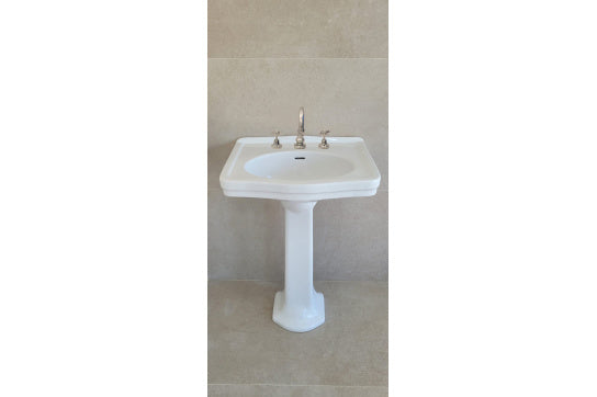 Claremont 58 x 45 Basin & Pedestal Without Taphole