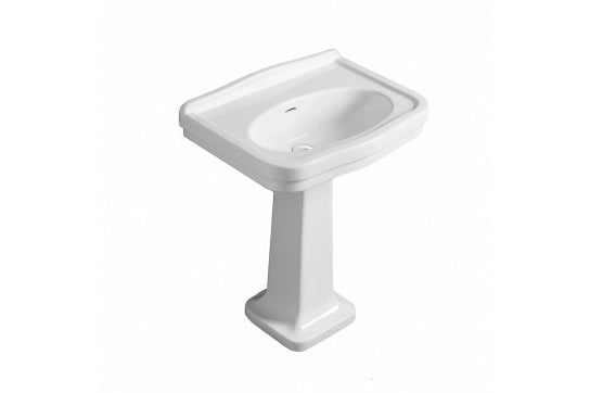 Claremont 68 x 51 Basin & Pedestal without Taphole
