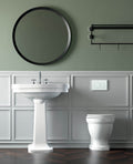 Claremont Floor Mounted Pan With Soft Close Seat