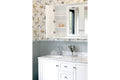 Coventry 150 x 56 Double Bowl Satin White Vanity with Real Marble Top & Ceramic Undercounter Basins