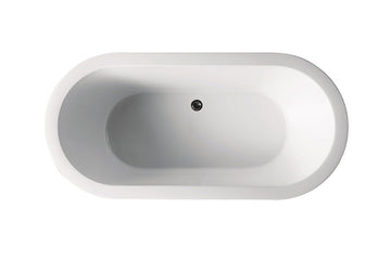 Cool 1500/1790 Freestanding Bath — White Baths, Acrylic Baths, Oval Baths