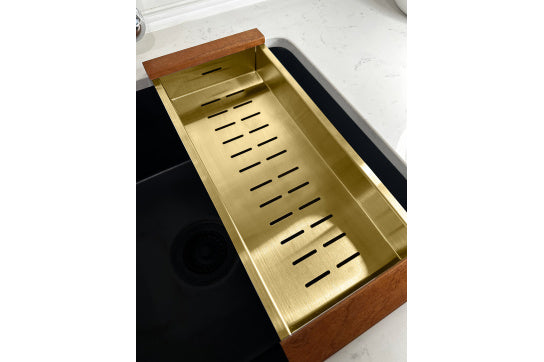 Sink Colander 43 x 19 - Brushed Brass