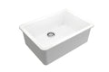 Cuisine 68 x 48 Inset / Undermount Fine Fireclay Matte White Sink