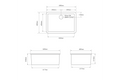 Cuisine 68 x 48 Inset / Undermount Fine Fireclay Matte White Sink