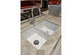 Cuisine 85 x 46 Double Inset / Undermount Fine Fireclay Gloss White Sink