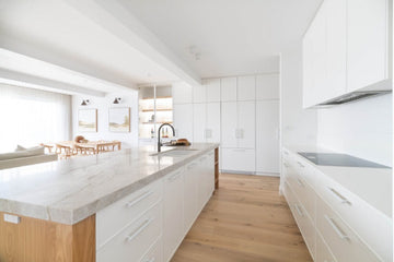 Cuisine 85 x 46 Double Inset / Undermount Fine Fireclay Gloss White Sink — Fireclay & Ceramic, Kitchen Sinks