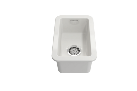 Cuisine 30 x 46 Inset / Undermount Fine Fireclay Gloss White Sink