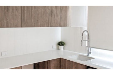 Cuisine 46 x 46 Inset / Undermount Fine Fireclay Gloss White Sink — Fireclay & Ceramic, Kitchen Sinks