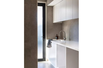 Cuisine 46 x 46 Inset / Undermount Fine Fireclay Gloss White Sink — Fireclay & Ceramic, Kitchen Sinks