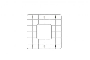 Cuisine 46 x 46 Protective Stainless Steel Grid — Chrome & Stainless, Sink Accessories