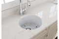 Cuisine Round 47 Inset / Undermount Fine Fireclay Gloss White Sink