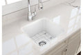 Cuisine 46 x 46 Inset / Undermount Fine Fireclay Gloss White Sink