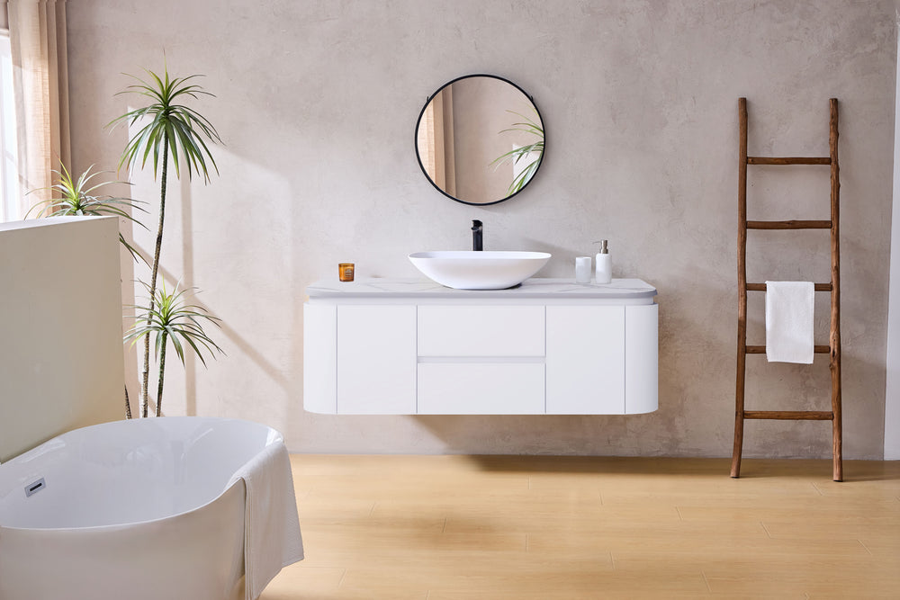 Devito Modern Wall Hung Vanity PVC Cabinet LK-MD1221W-MW