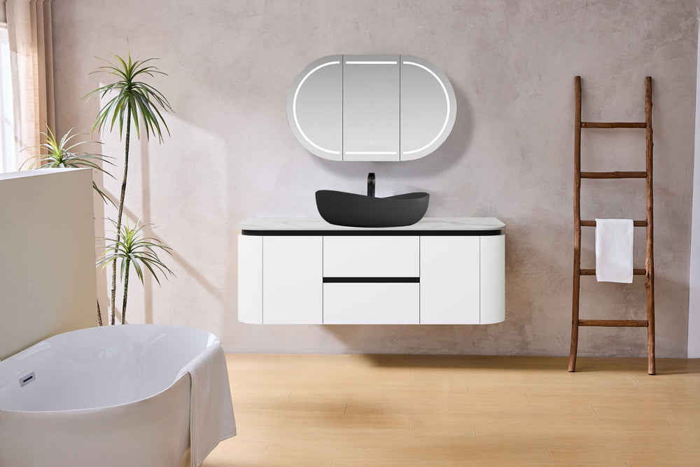 Devito Modern Wall Hung Vanity PVC Cabinet LK-MD1221W