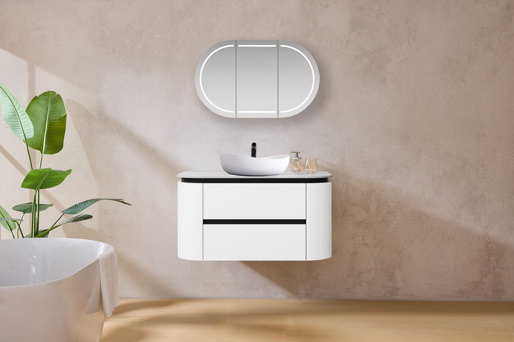 Devito Modern Wall Hung Vanity PVC Cabinet LK-MD750W