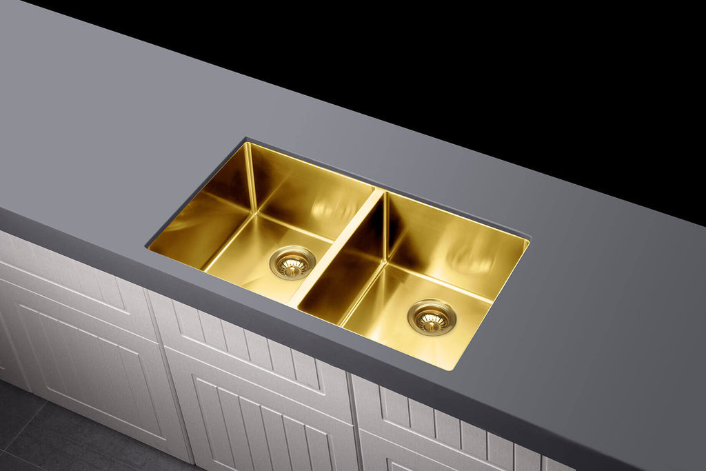 LAVELLO KITCHEN SINK - DOUBLE BOWL 760 X 440