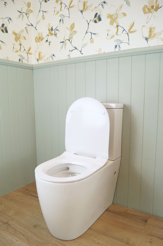 Narva Rimless Close Coupled Back to Wall Toilet Suite with Soft Close Quick Release Seat
